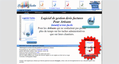 Desktop Screenshot of logiciel-pour-artisans.fr