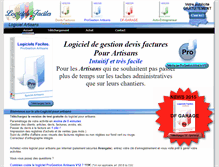 Tablet Screenshot of logiciel-pour-artisans.fr